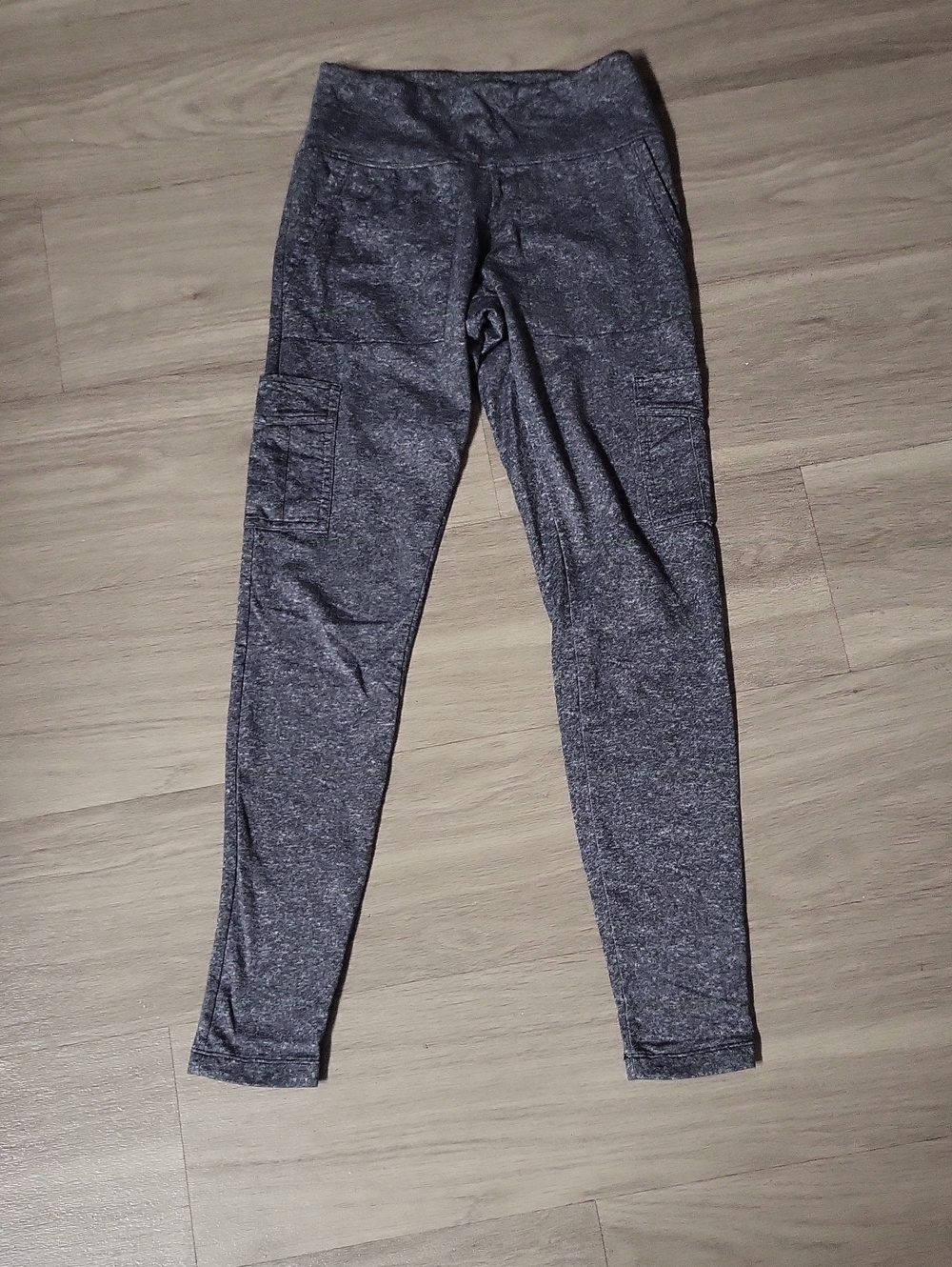 PINK Victoria's Secret Heather Gray Active Leggings with Side Pocket